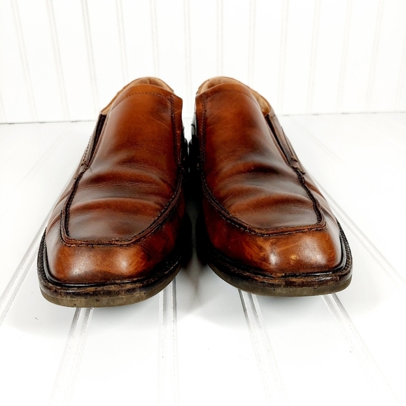 Ecco New Jersey Leather Slip On Loafers A94 - Picture 3 of 14